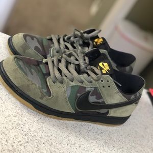 Size 12 Nike SB Dunk Low Camo